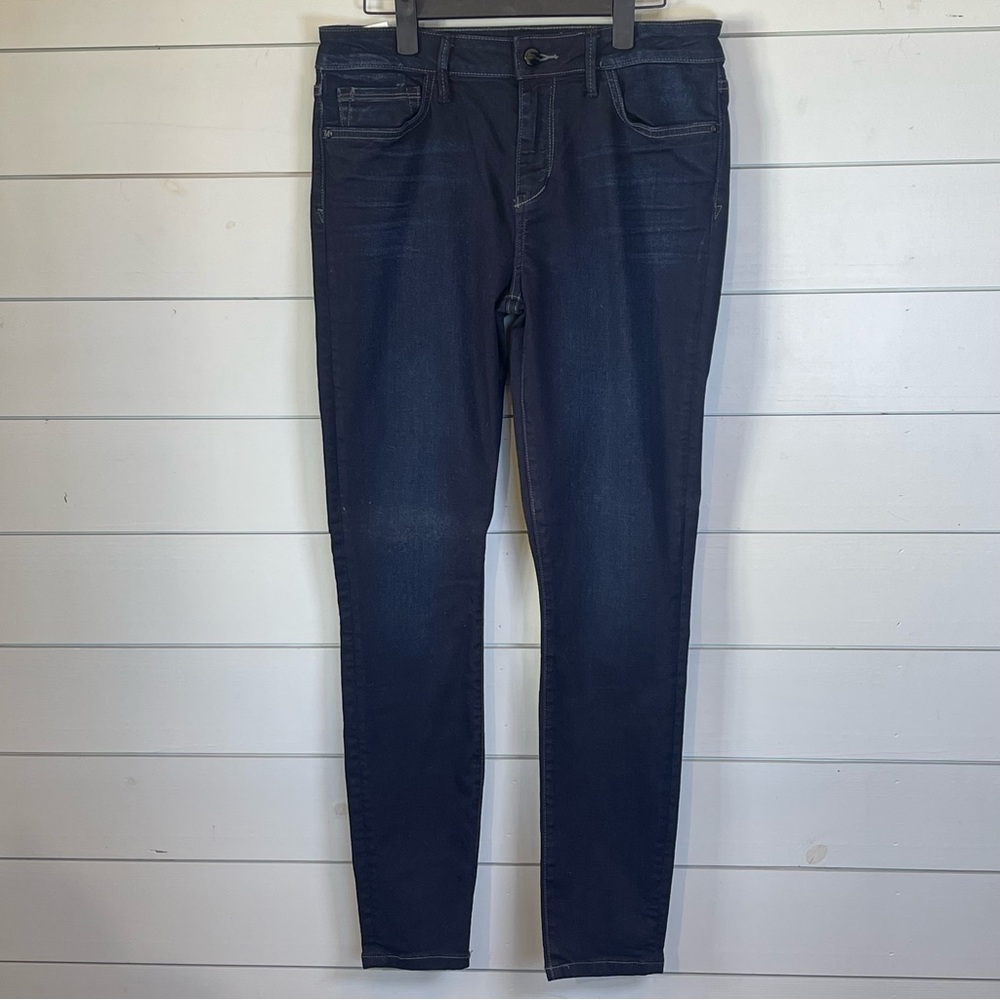 Sam‎ Edelman the kitten mid rise skinny ankle jeans dark blue women's size 29
